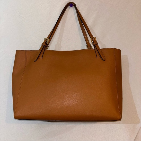 Tory Burch York Luggage Brown Tote Saffiano - Picture 8 of 16
